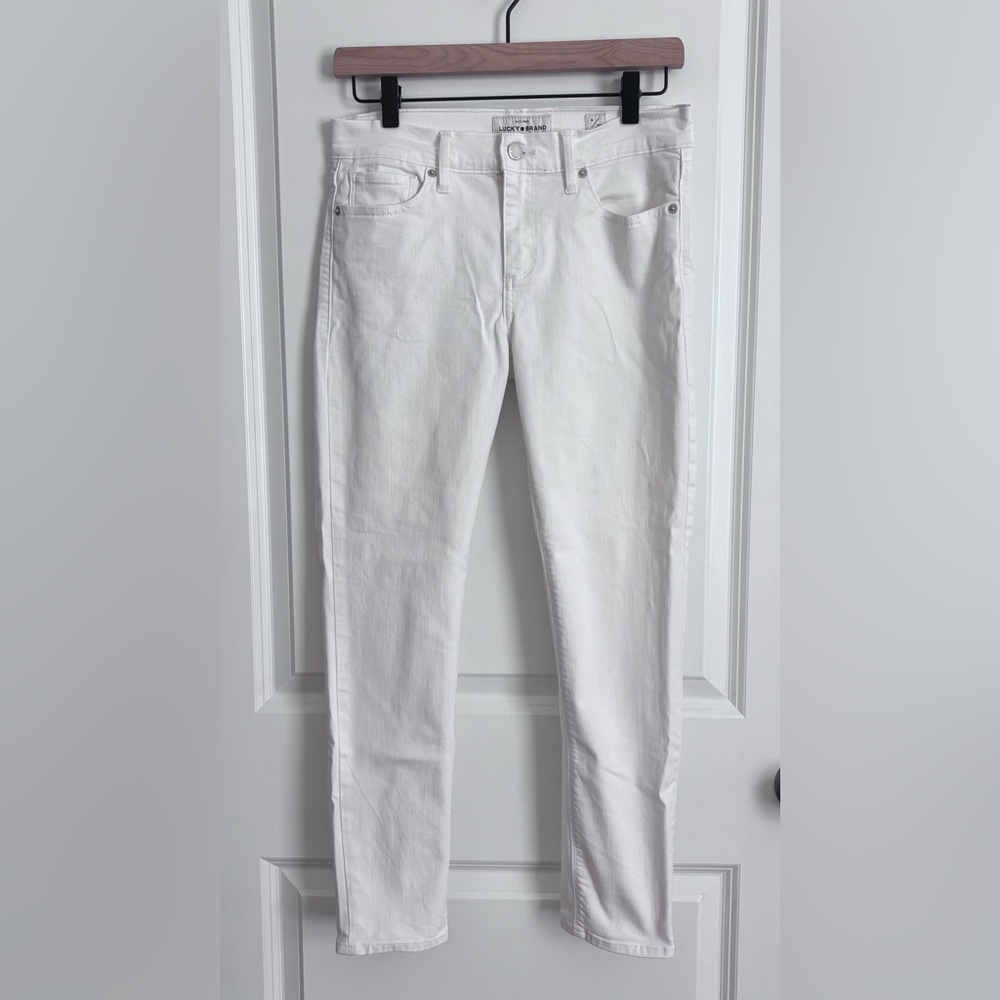 Lucky Brand Brooke Crop White Jeans Size 4/27